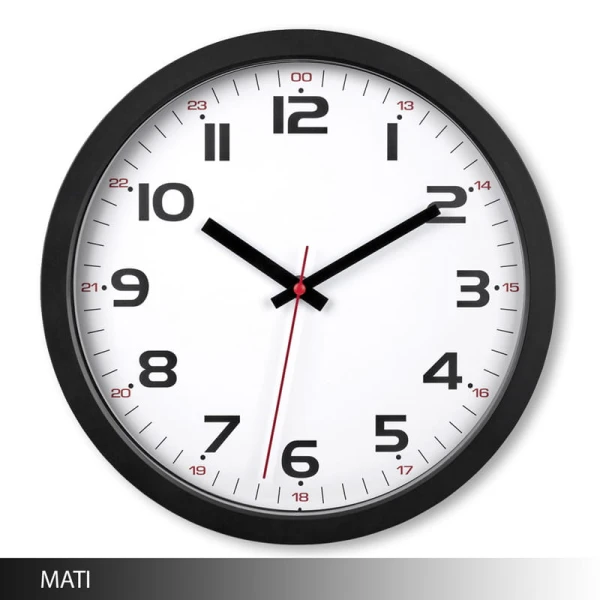 MATI  zegar plastikowy 26 cm