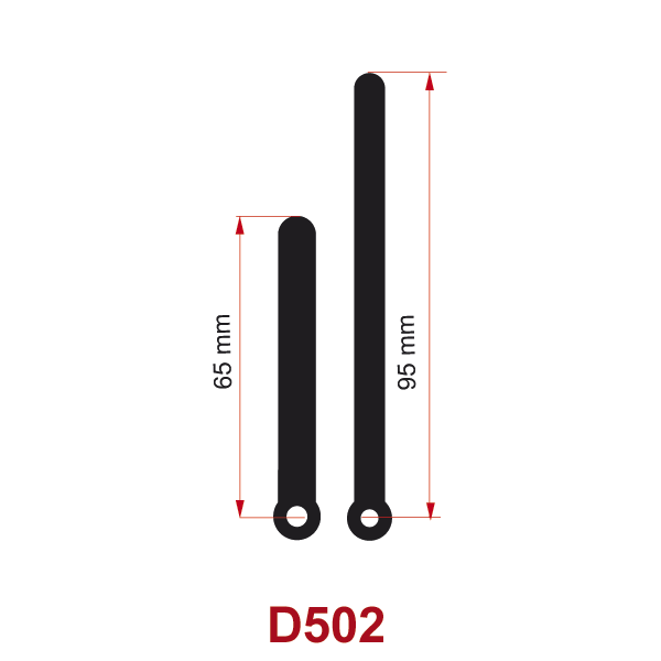 wskazówki do zegara ściennego model  D502