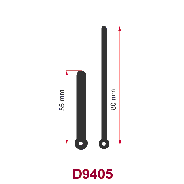wskazówki do zegara ściennego model  D9405